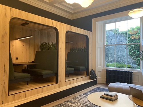 Lister Place meeting booths